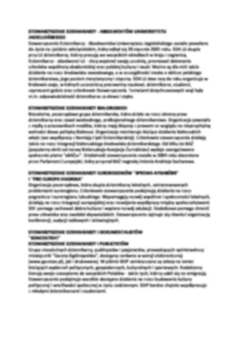  Stowarzyszenia dziennikarskie-opracowanie - strona 3