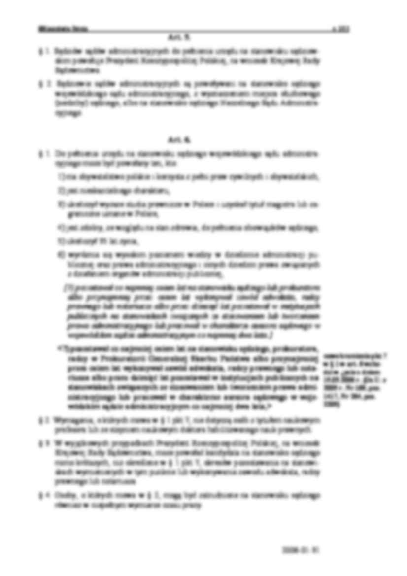Prawo o ustroju sądów administracyjnych-opracowanie - strona 2