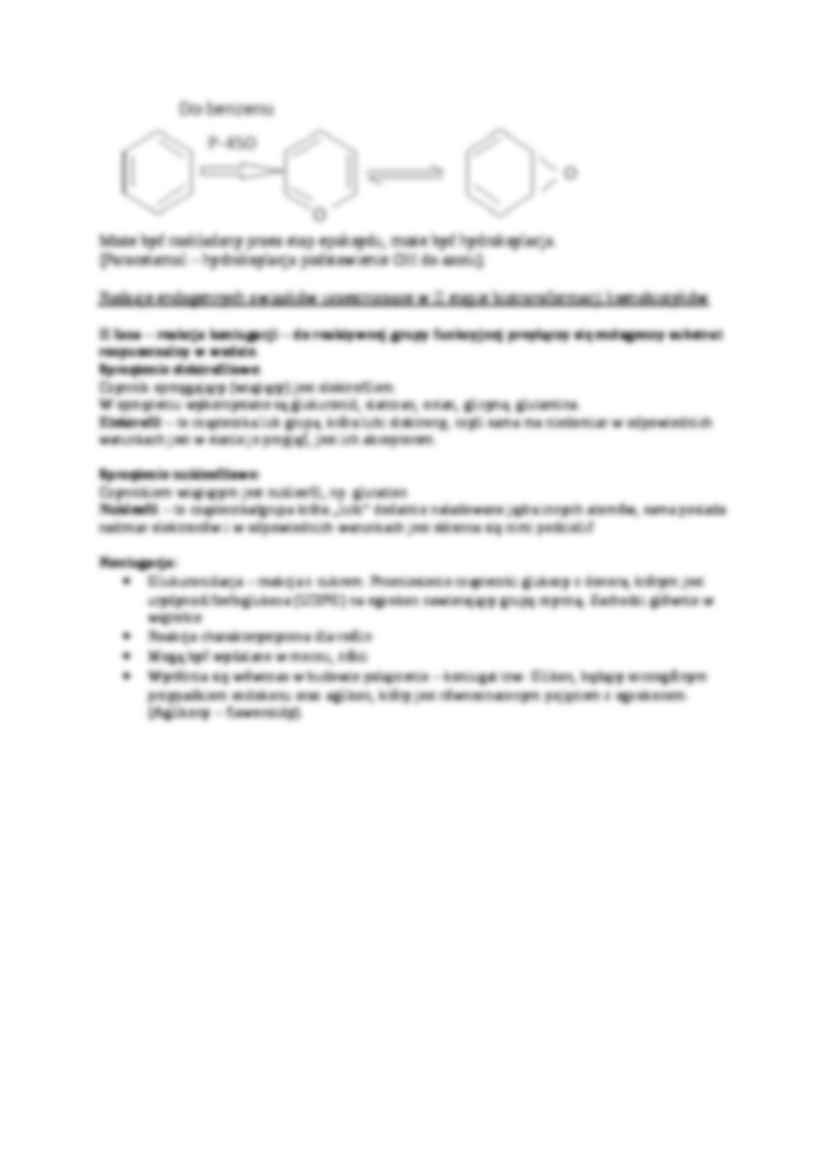  Biotransformacja ksenobiotyków - omówienie - strona 3