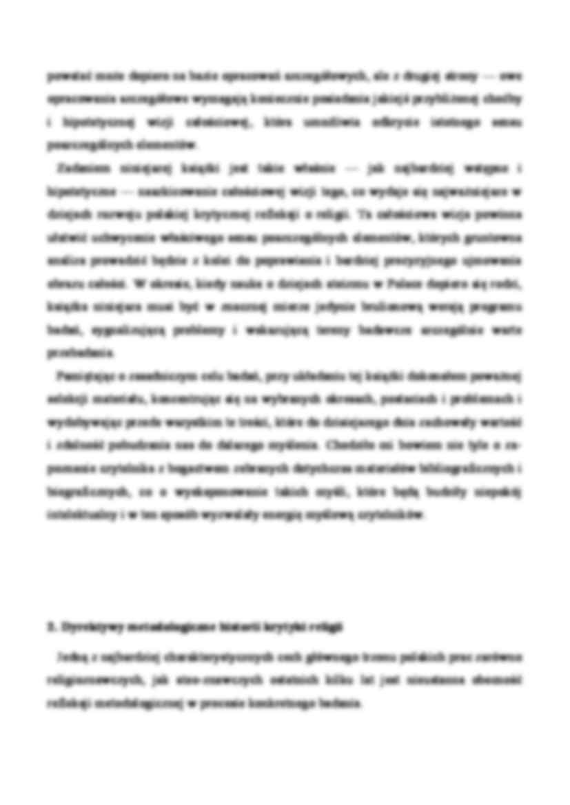 Wykład - o krytyce religii w Polsce - strona 3