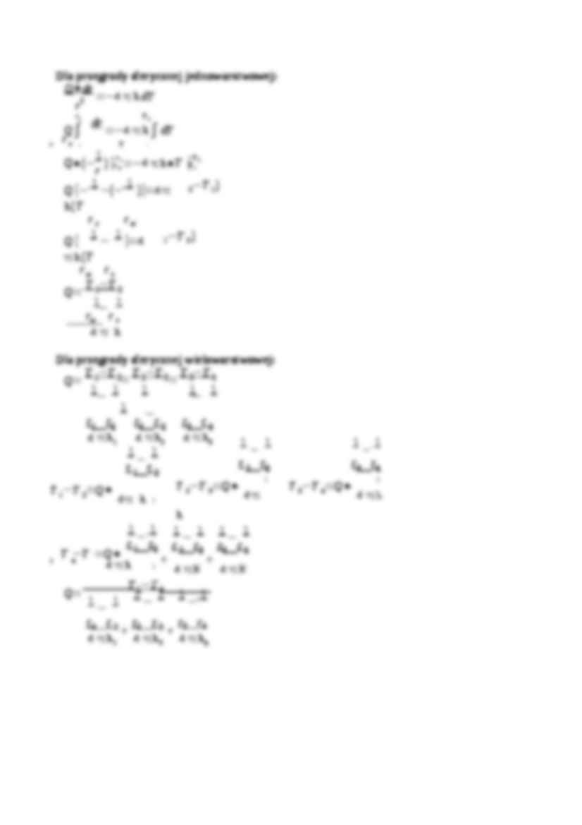 Przewodzenie ciepła dla przegrody cylindrycznej jednowarstwowej-opracowanie - strona 2