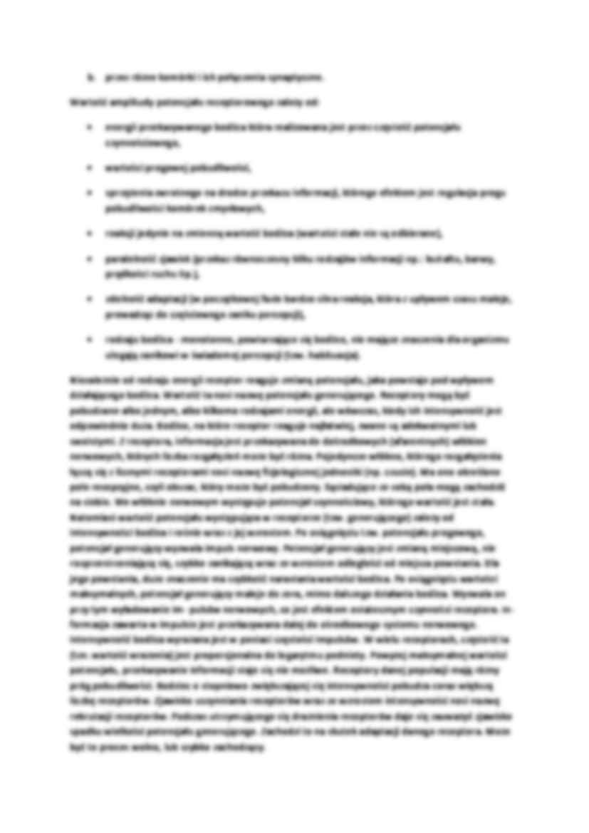 Systemy sensoryczne człowieka-opracowanie - strona 2