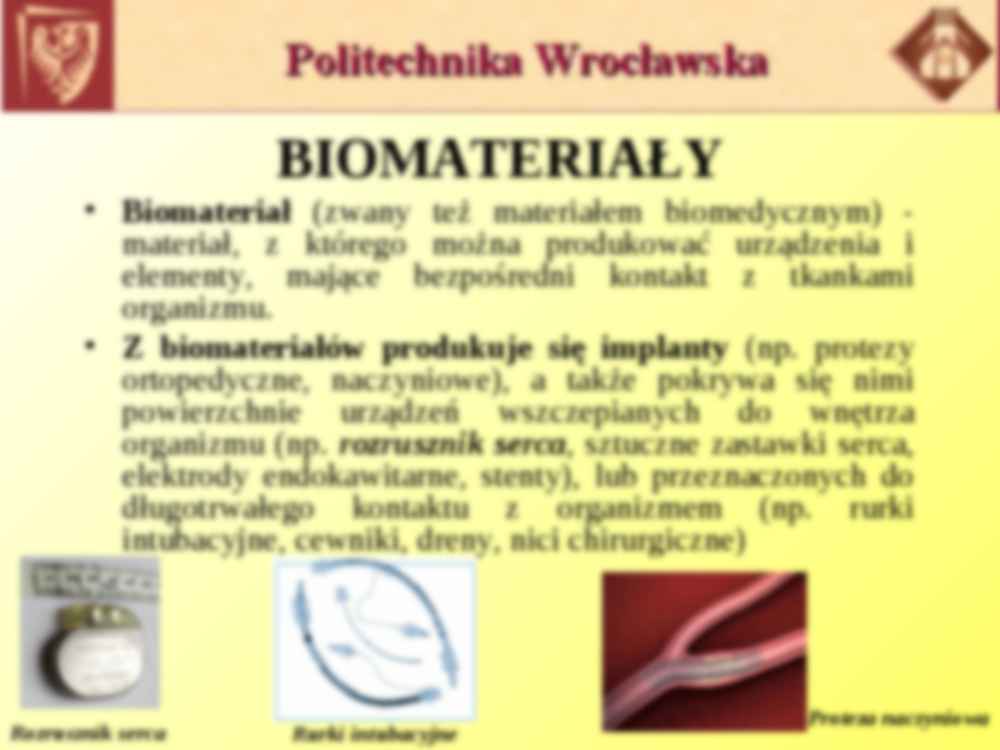 Biomateriały- prezentacja - strona 2