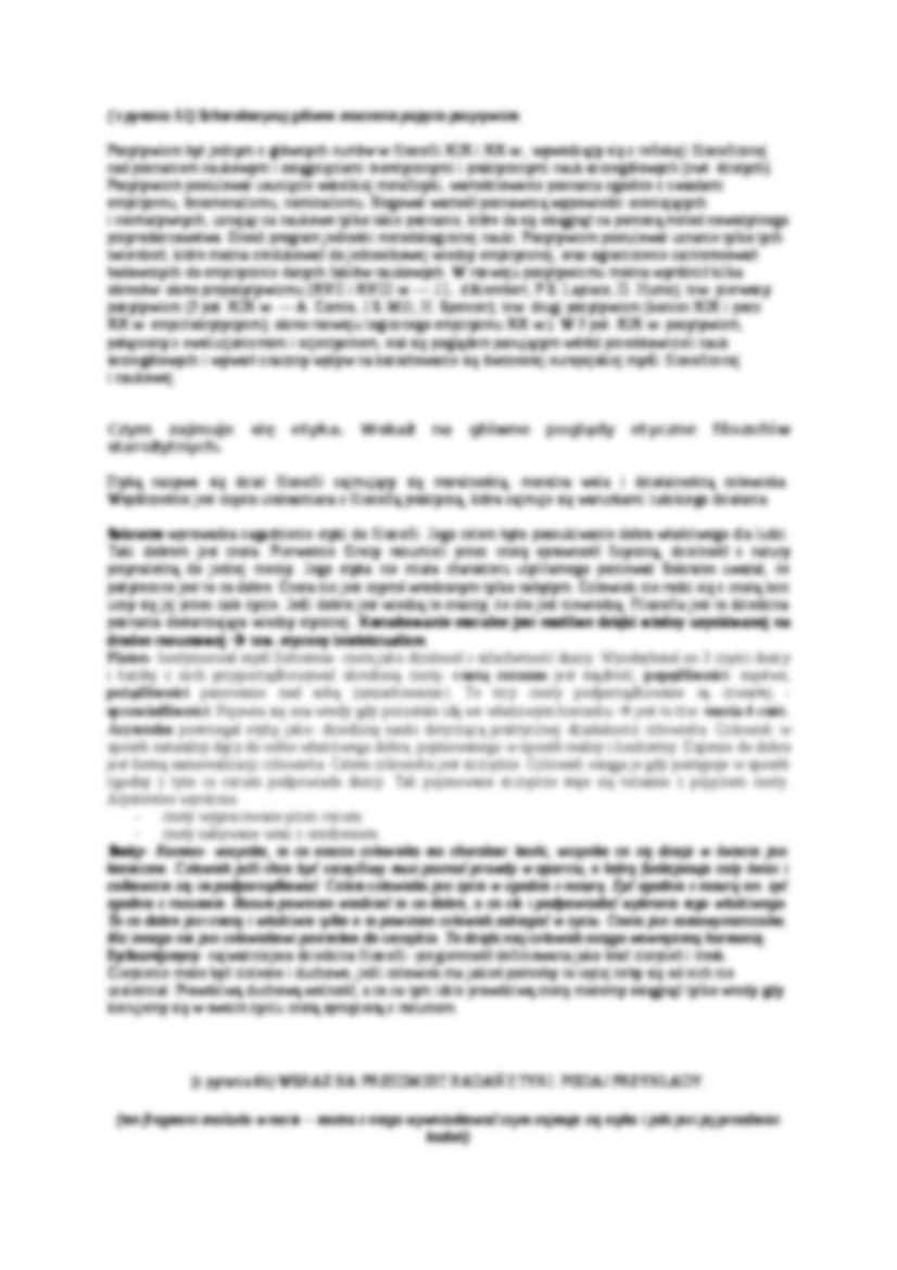 Założenia filozofii pozytywistycznej Augusta Comte- opracowanie - strona 3