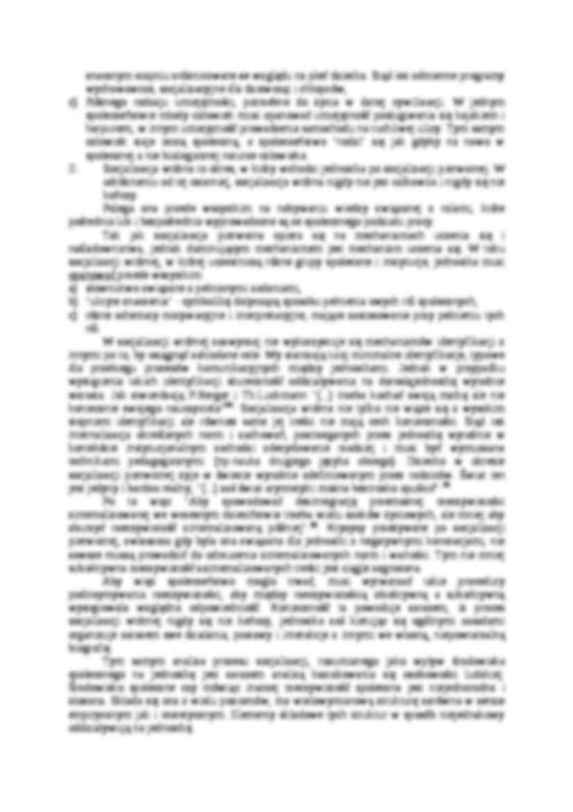Proces socjalizacji i jego podstawowe mechanizmy- opracowanie - strona 3