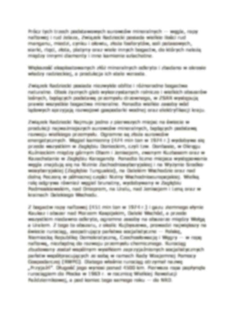 Zasoby naturalne Rosji-opracowanie - strona 2