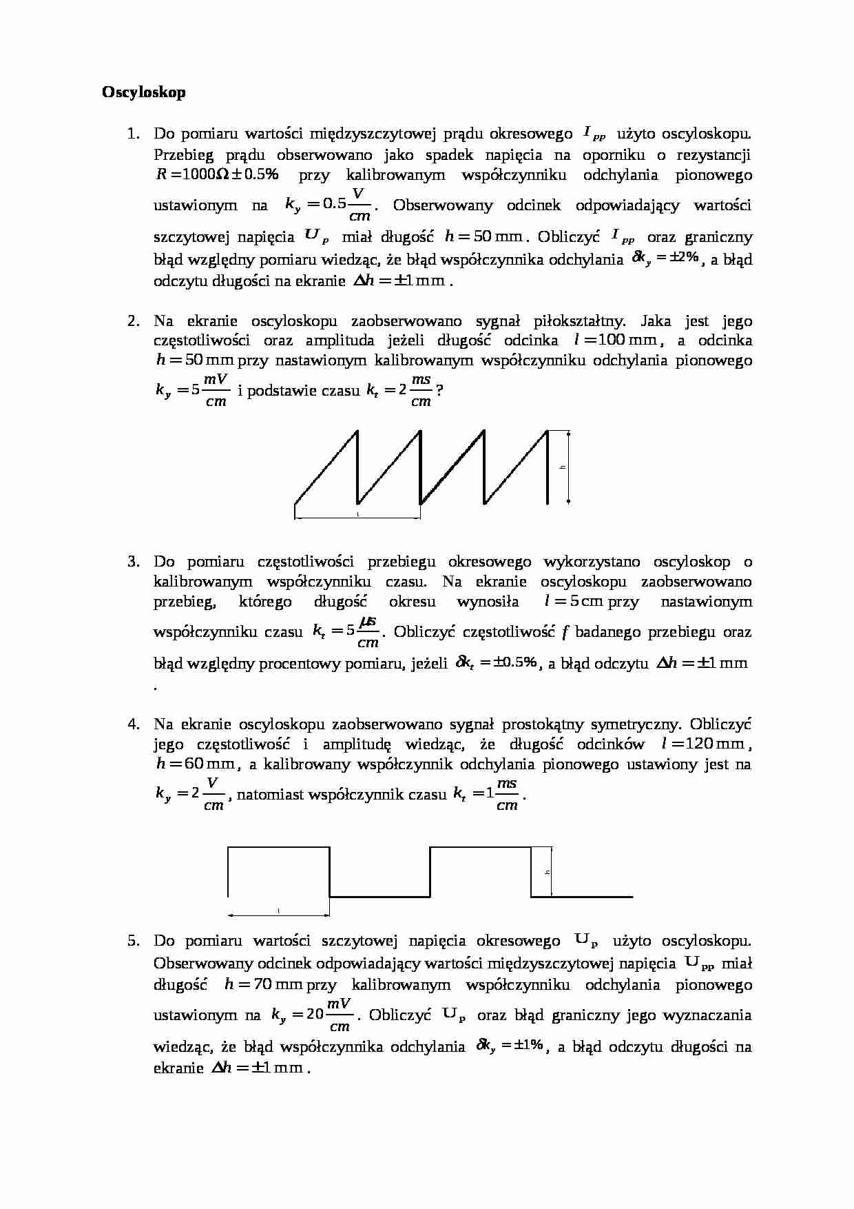 Elektryka i elektrotechnika kolokwium - strona 1