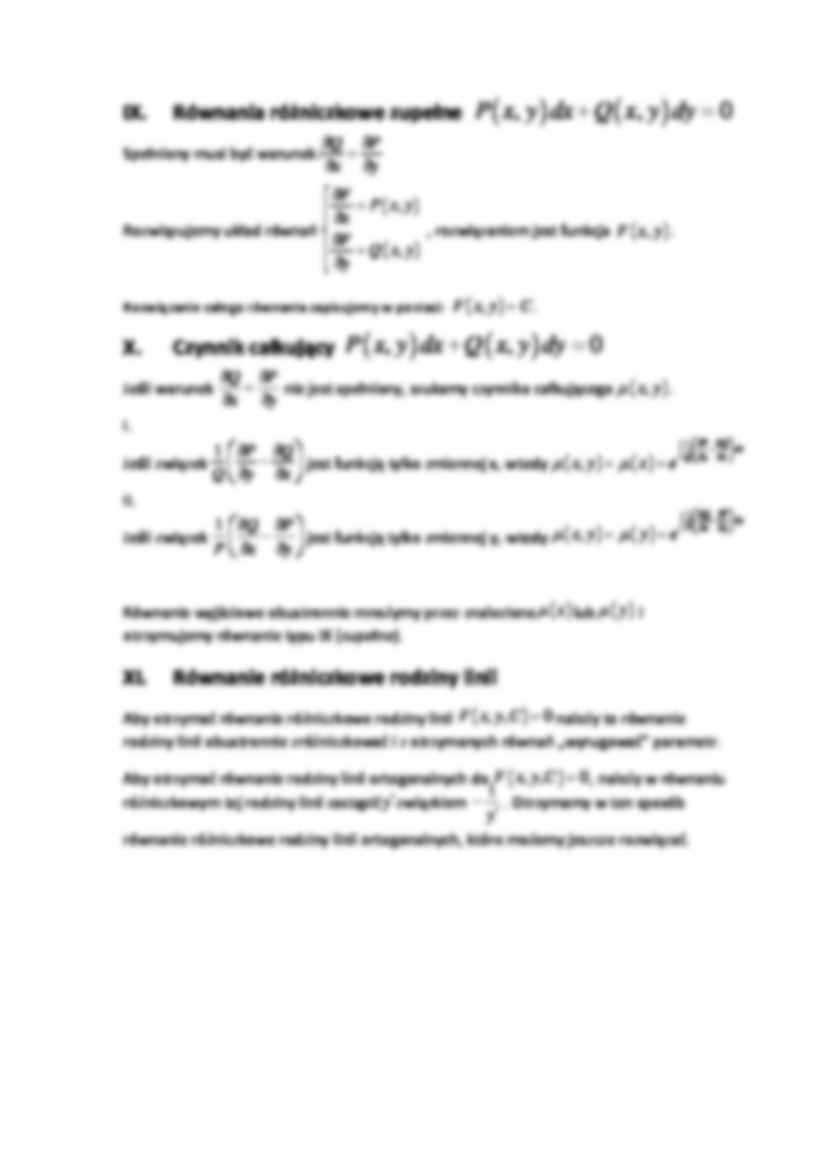 Równanie różniczkowe pierwszego rzędu - wykład - strona 3