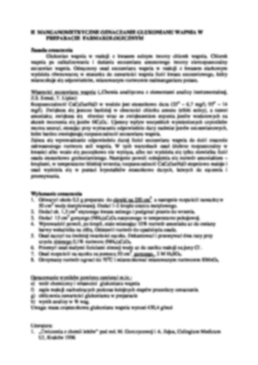 analiza chemiczna i śladowa - wykład - strona 2