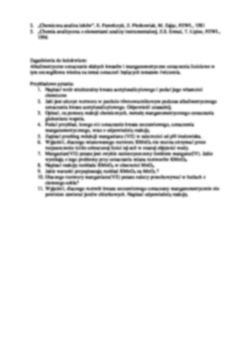 analiza chemiczna i śladowa - wykład - strona 3