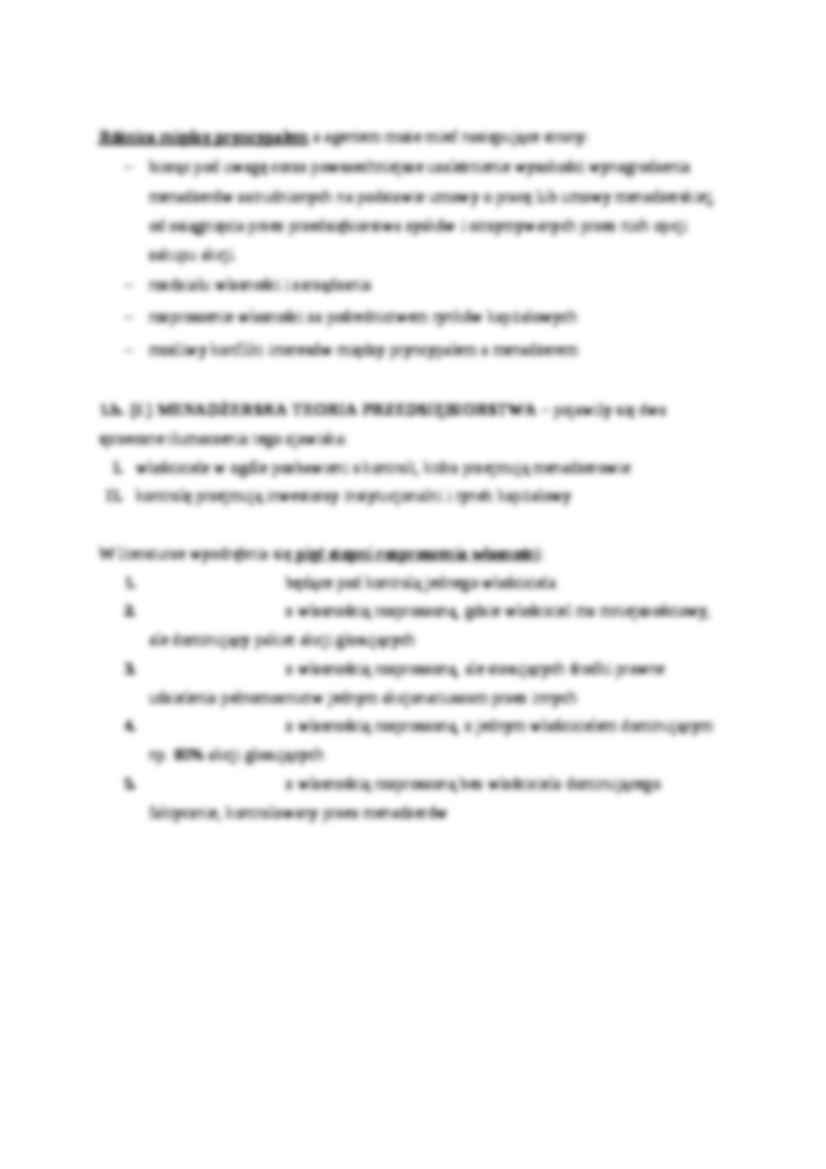 Przedsiębiorstwo - wykład - alternatywne teorie firmy - strona 2