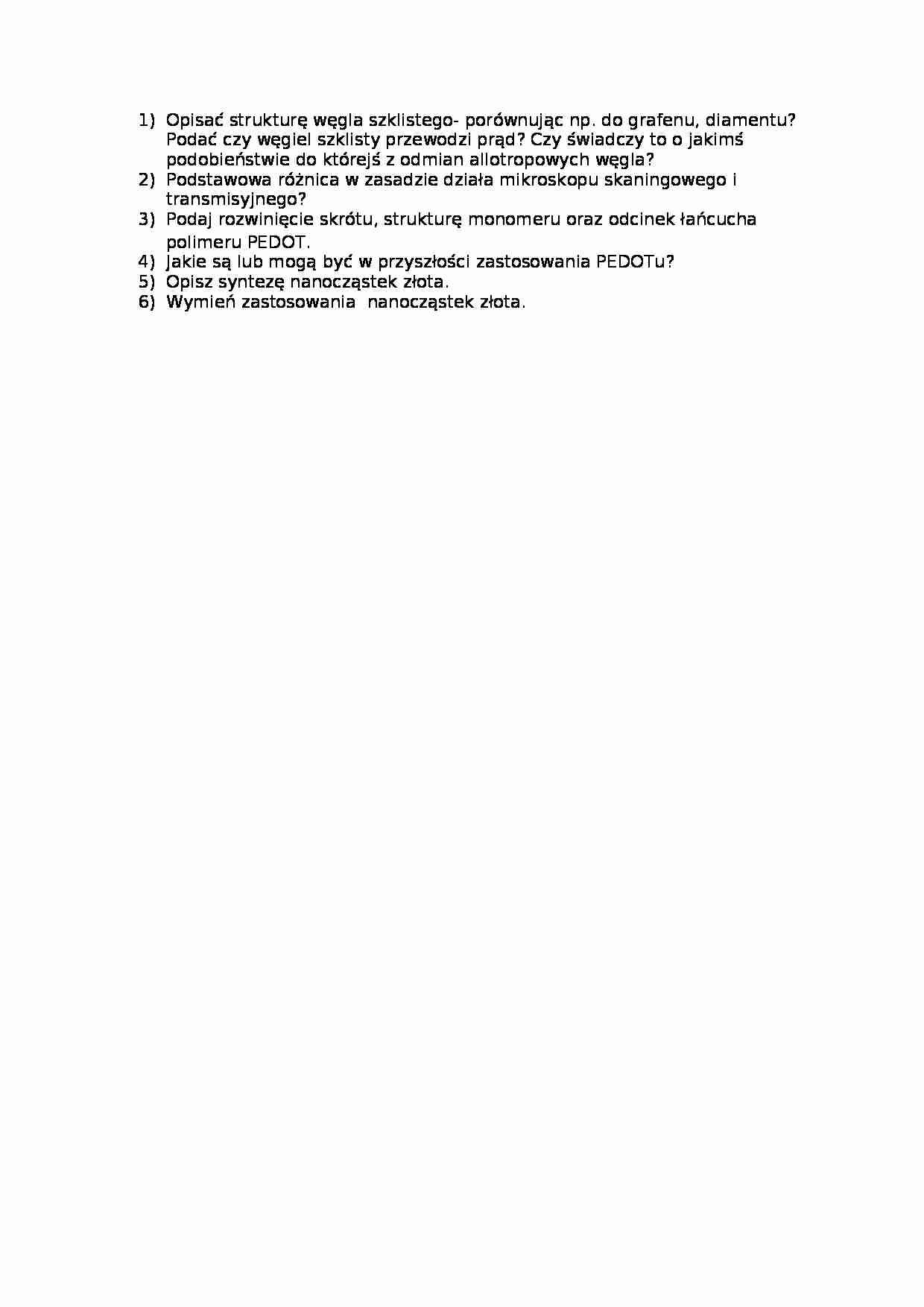 Chemia nieorganiczna-pytania - strona 1