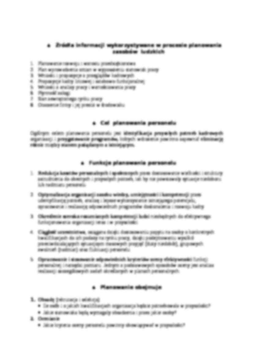 Elementy systemu personalnego organizacji-opracowanie - strona 3