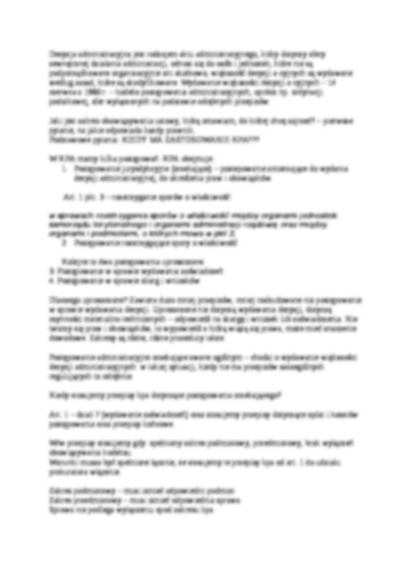 Kodeks postępowania administracyjnego notatki - strona 2