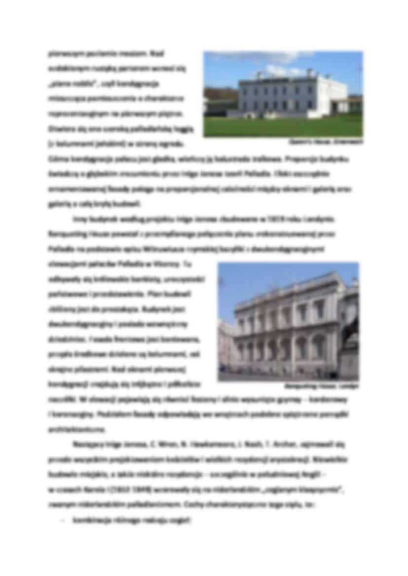 Palladianizm w Anglii - omówienie - strona 3