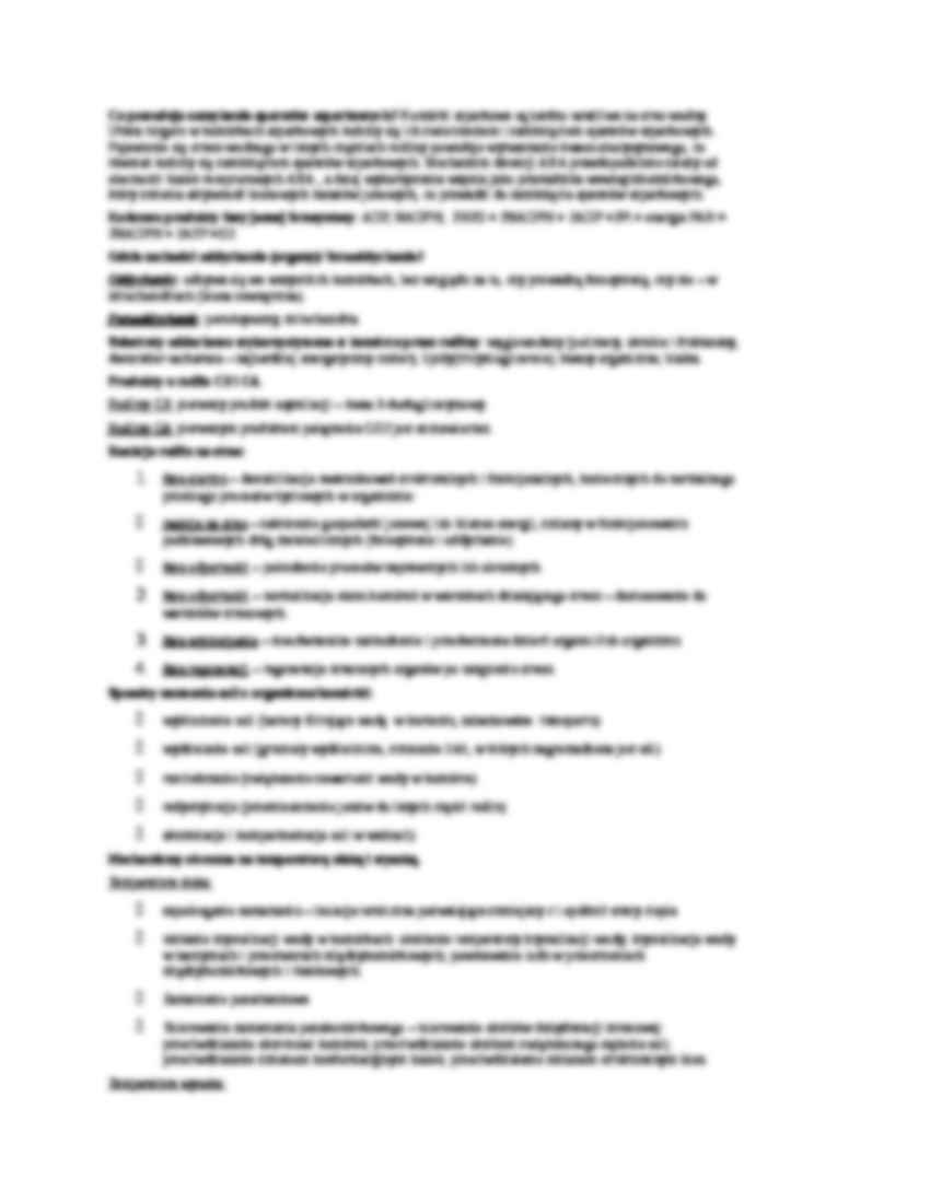ekofizjologia - notataki na egzamin - strona 3