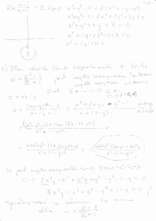 Algebra liniowa Wykład 1 - strona 1