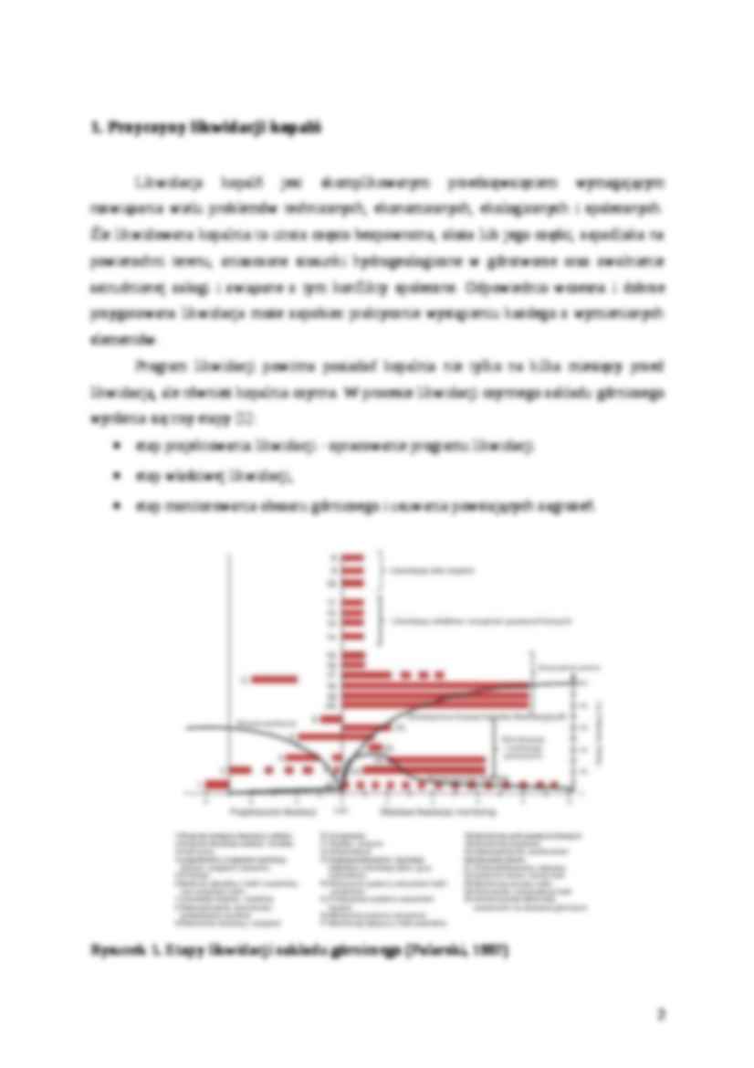Hydrogeologiczne aspekty likwidacji kopalń - sprawozdanie - strona 2