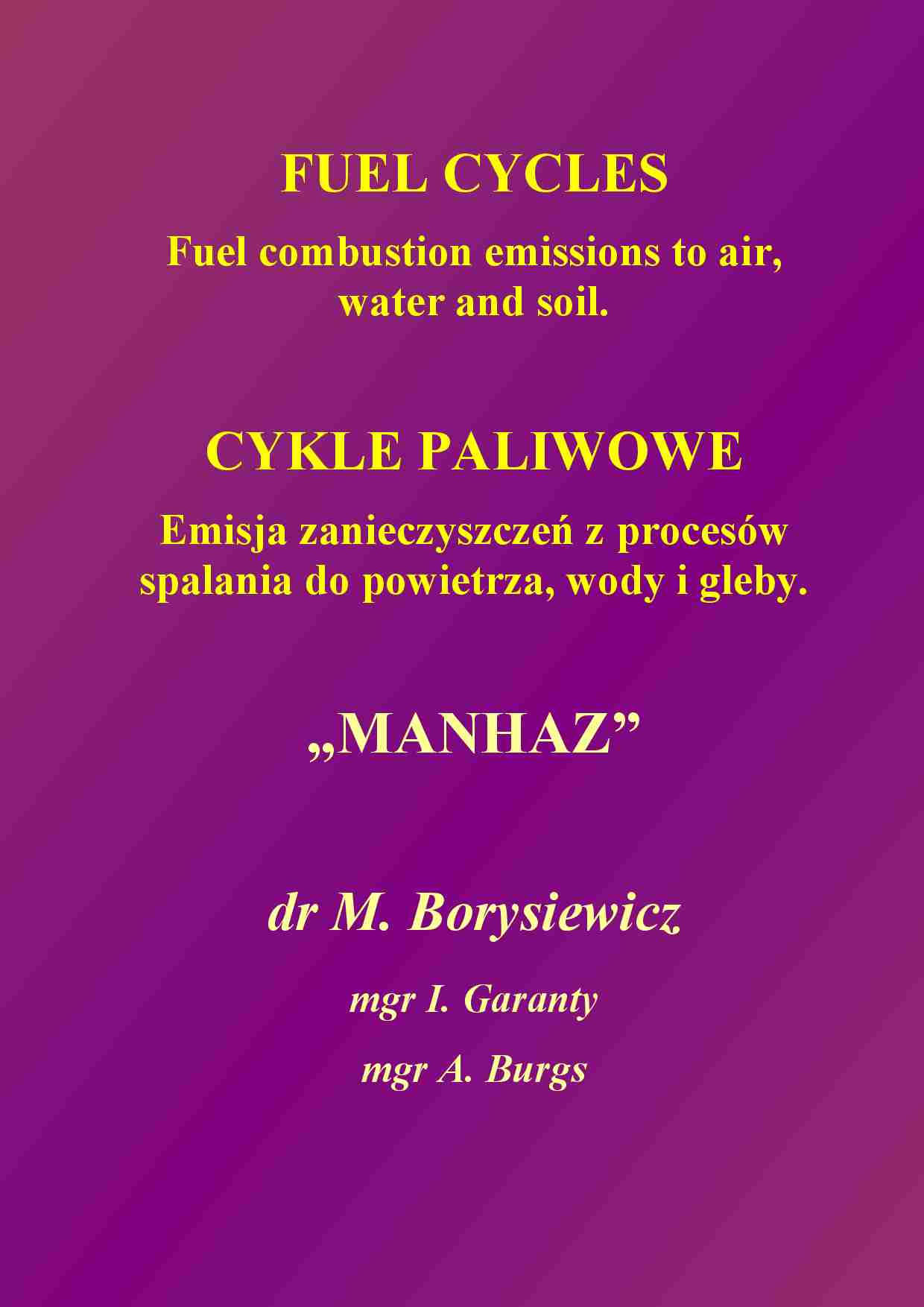 Cykl paliwowy - strona 1
