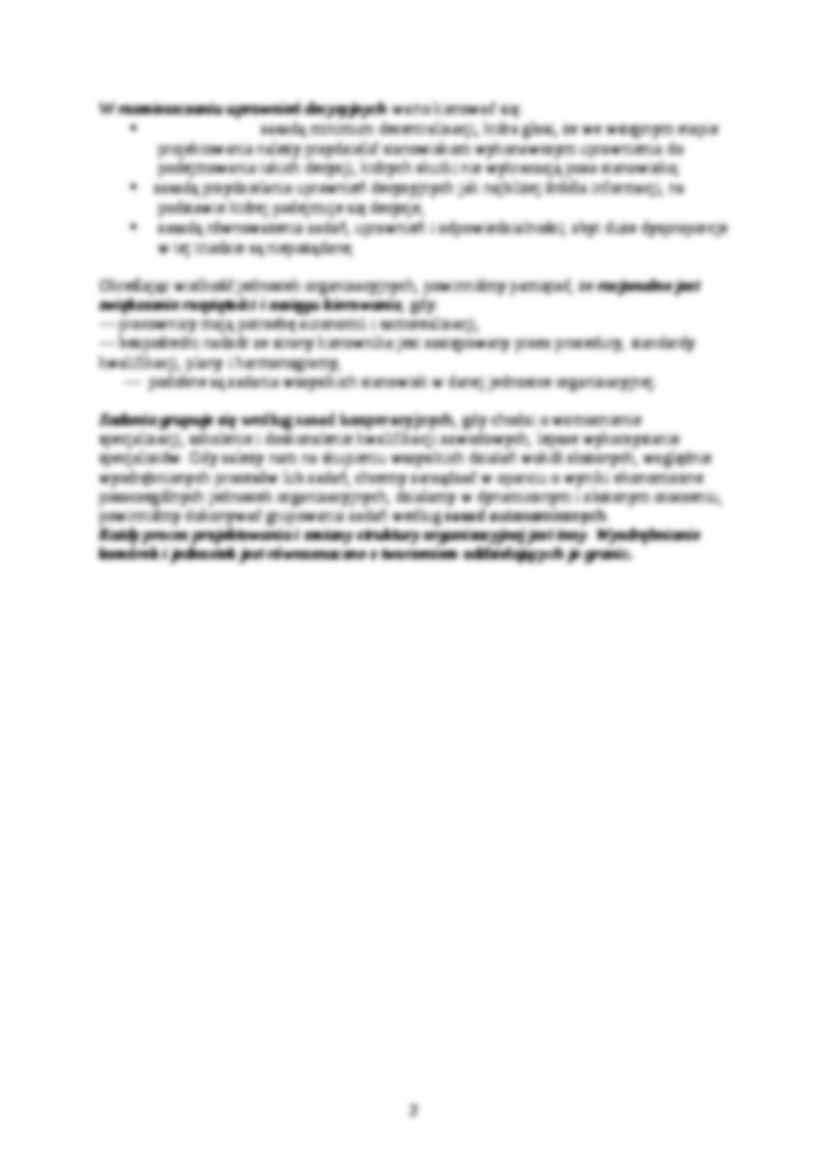 Projektowanie struktur organizacyjnych- opracowanie - strona 2