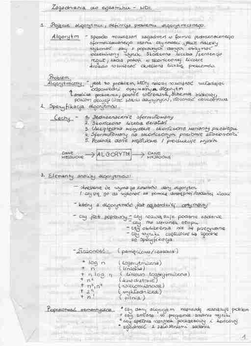 Zagadnienia do egzaminu WDI - strona 1