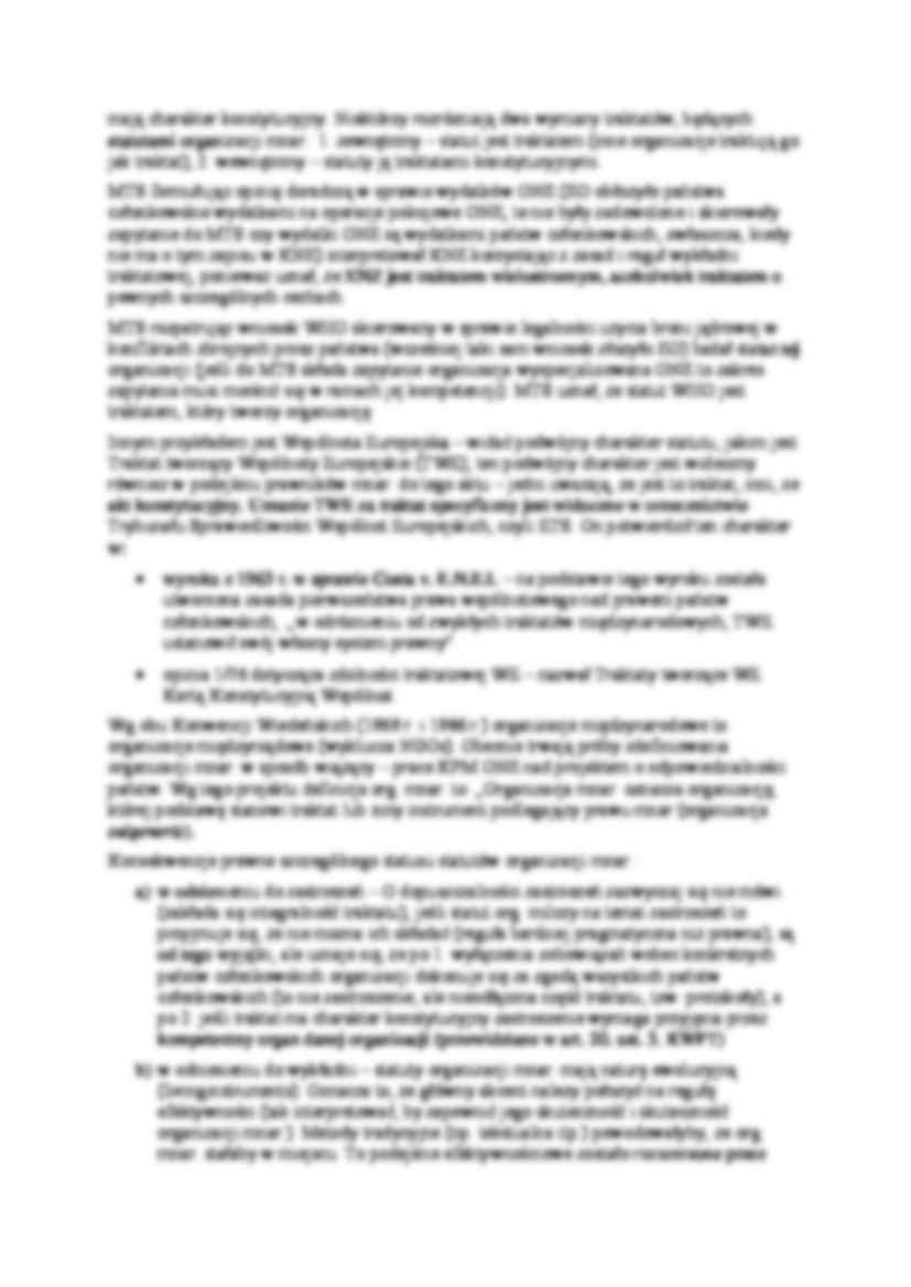 Wykład - Traktaty a uchwały organizacji międzynarodowych - strona 2