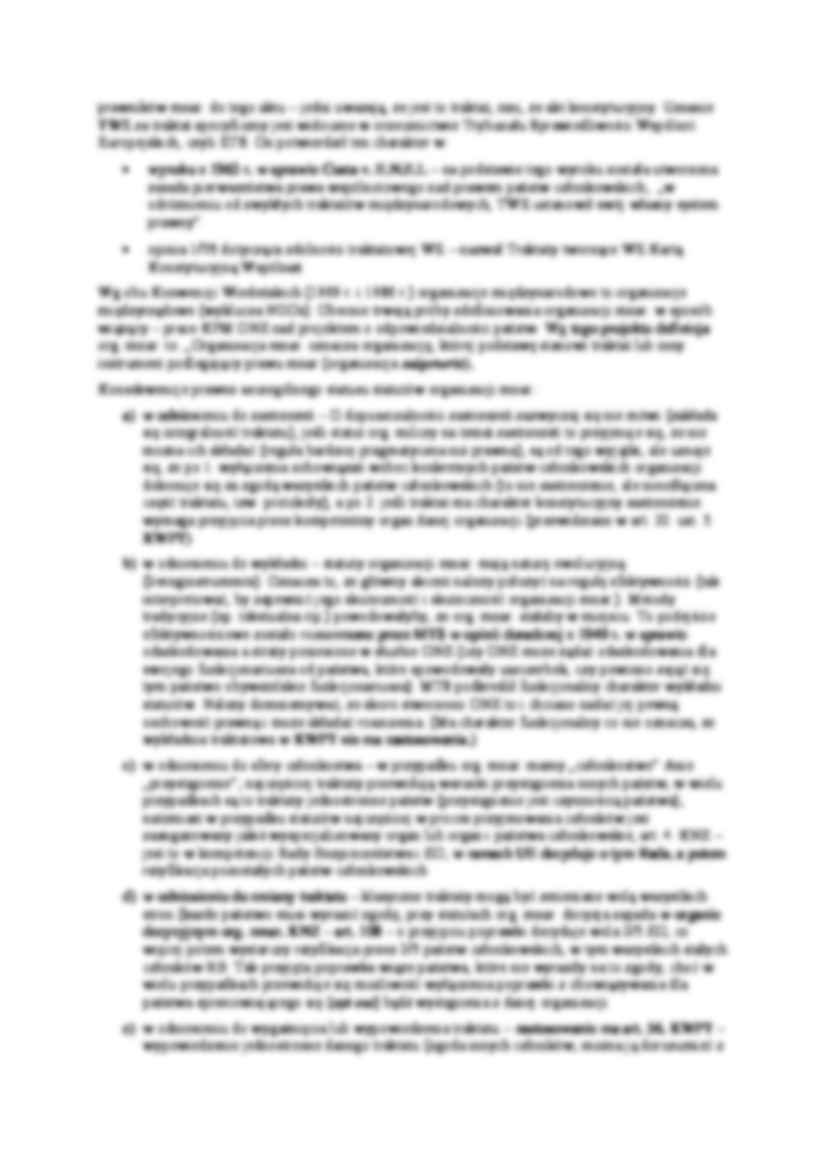 Wykład - Traktaty jako statuty organizacji międzynarodowych - strona 2