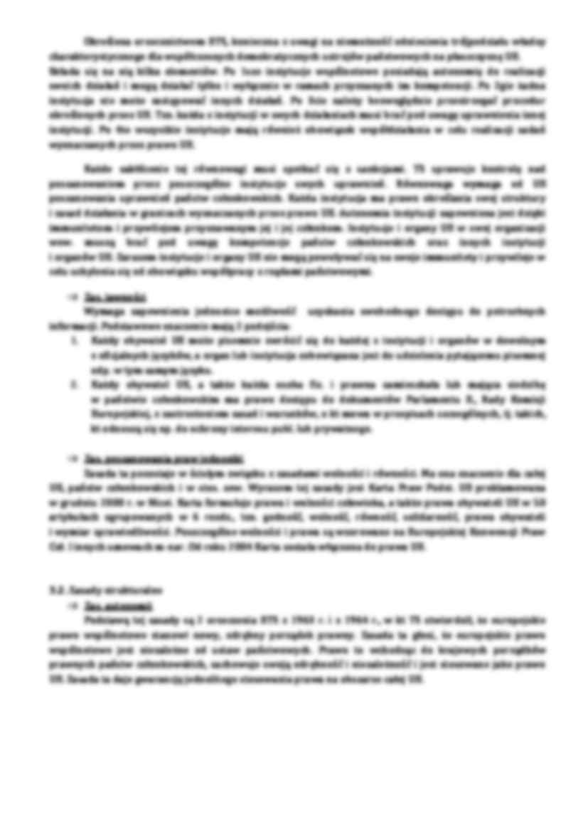 Wykład - główne zasady porządku prawnego UE - strona 2
