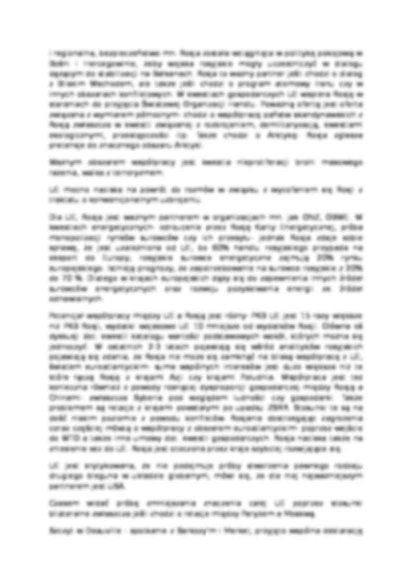Stosunki zewnętrzne Unii Europejskiej- wykład 6 - strona 3