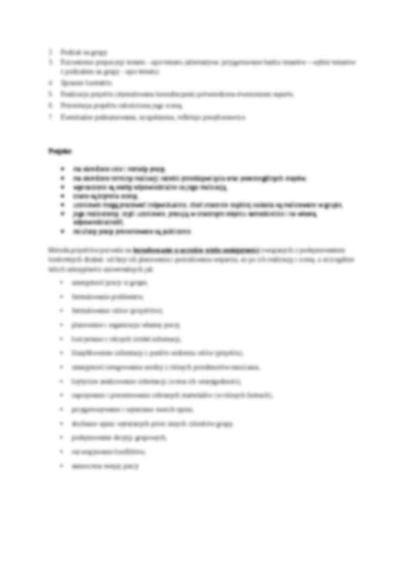 Metoda projektów - wykłady - strona 3