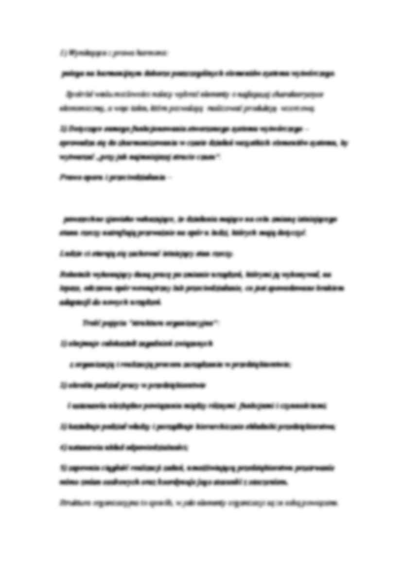Karol Adamiecki - struktura organizacyjna - strona 2