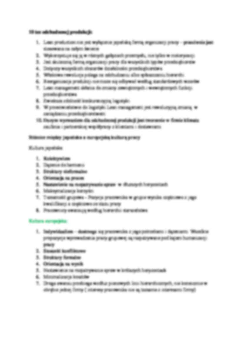 Koncepcje zarządzania - Lean management- wykłady MWSE - strona 2