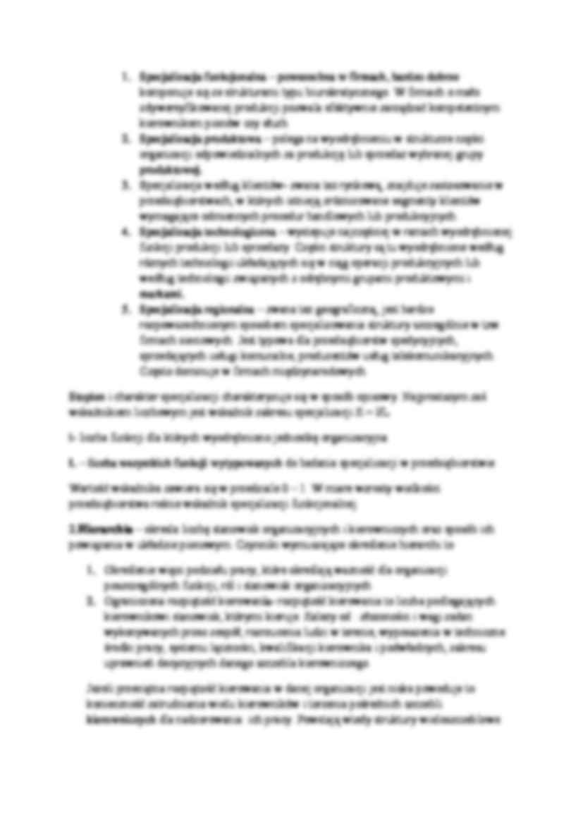 Koncepcje zarządzania - Struktury organizacyjne , ćwiczenai MWSE - strona 3