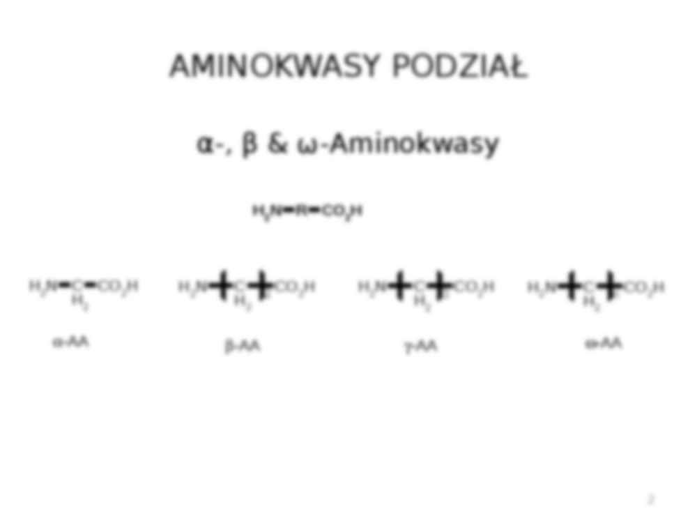 Aminokwasy - omówienie - strona 2