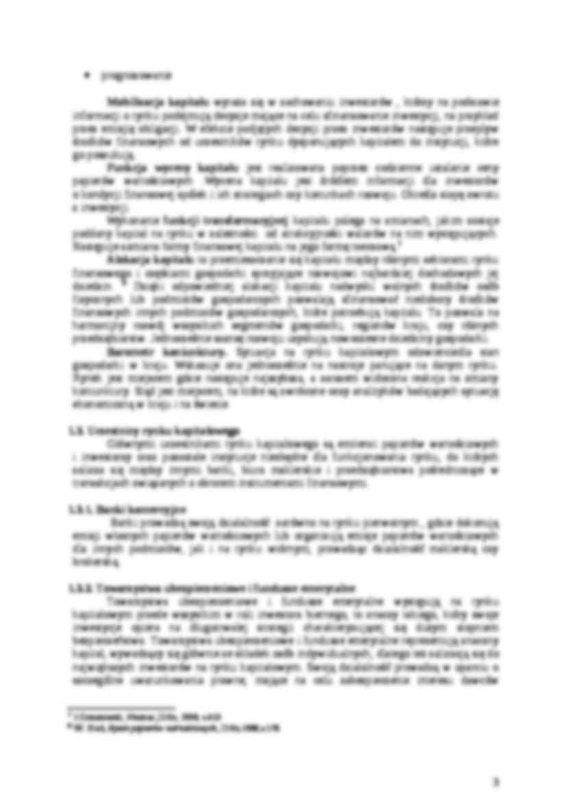 Materiały dydaktyczne do ćwiczeń z przedmiotu przedsiębiorstwo na rynku kapitałowym - ćwiczenia - strona 3