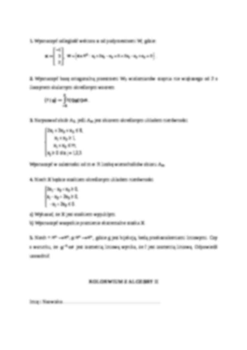 Test z algebry - strona 2