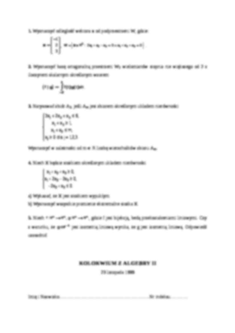 Test z algebry - strona 3