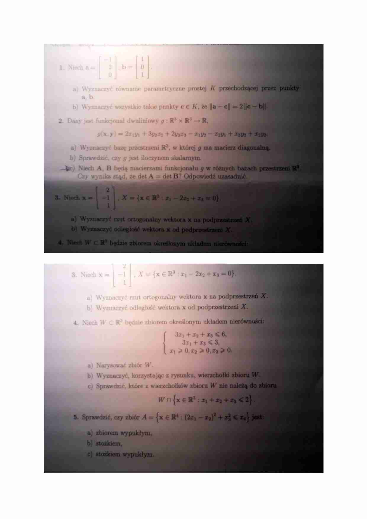 Test z algebry - strona 1