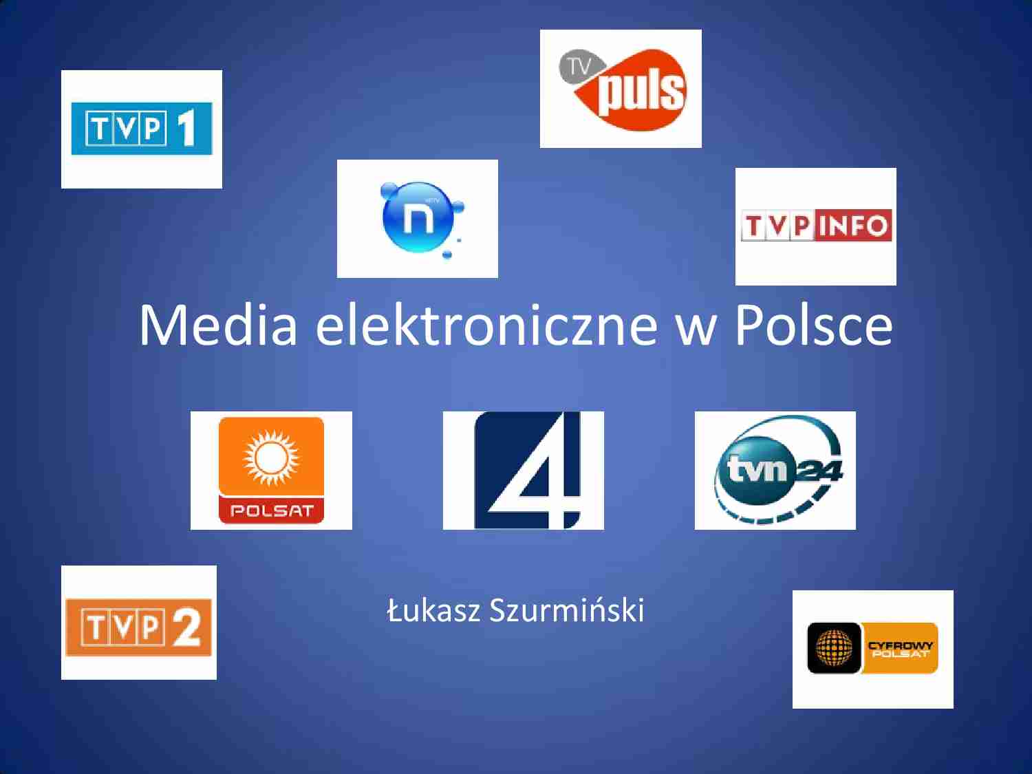 Media elektroniczne w Polsce-opracowanie - strona 1
