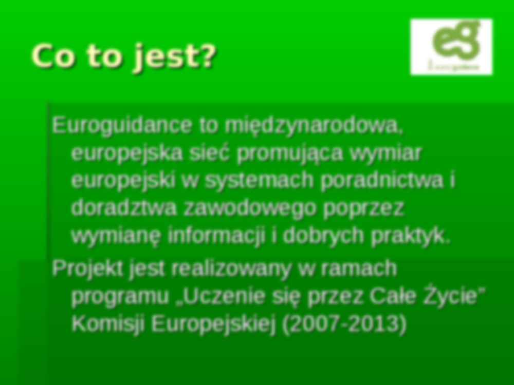 EUROGUIDANCE-prezentacja - strona 2