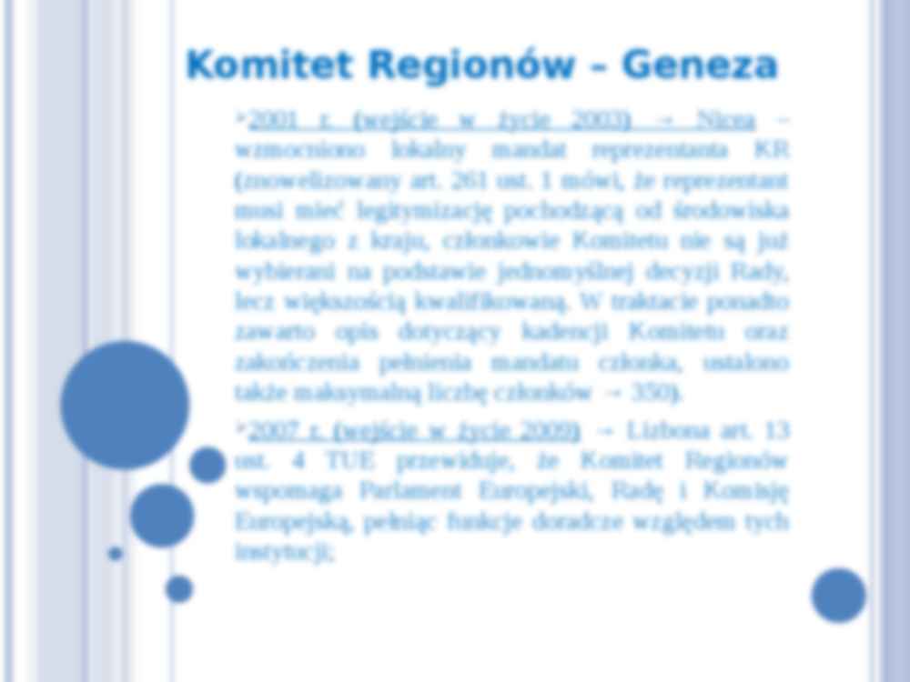 Komitet Regionów-geneza - strona 3