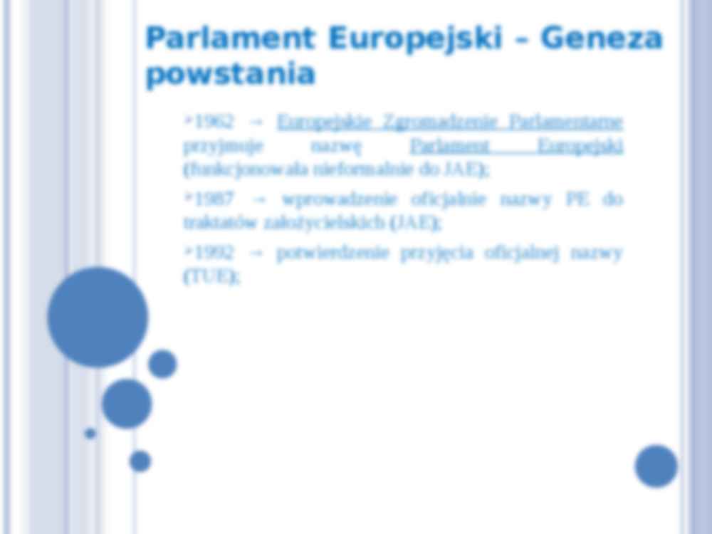 Parlament Europejski-geneza powstania - strona 2