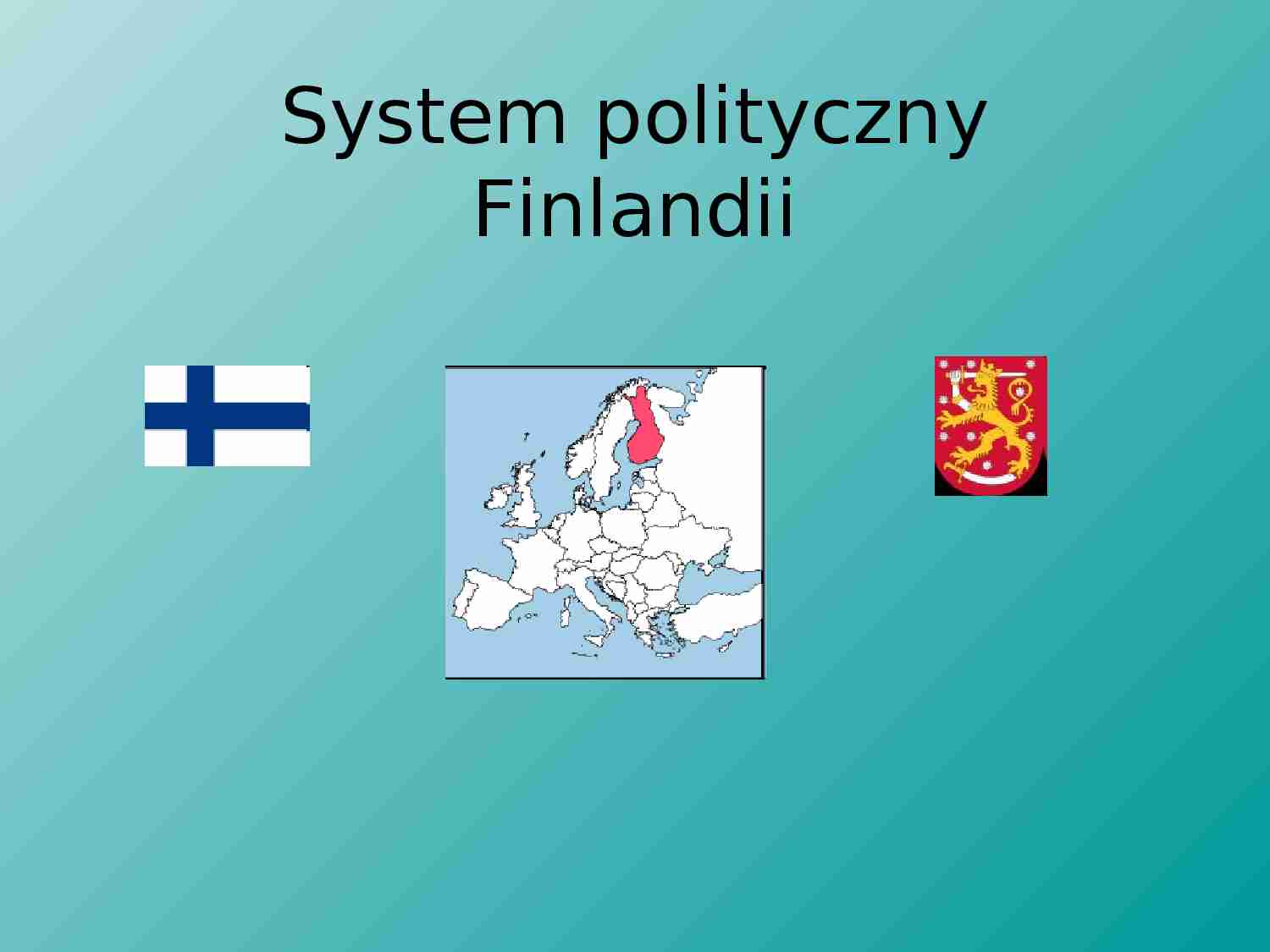 System polityczny Finlandii-prezentacja - strona 1