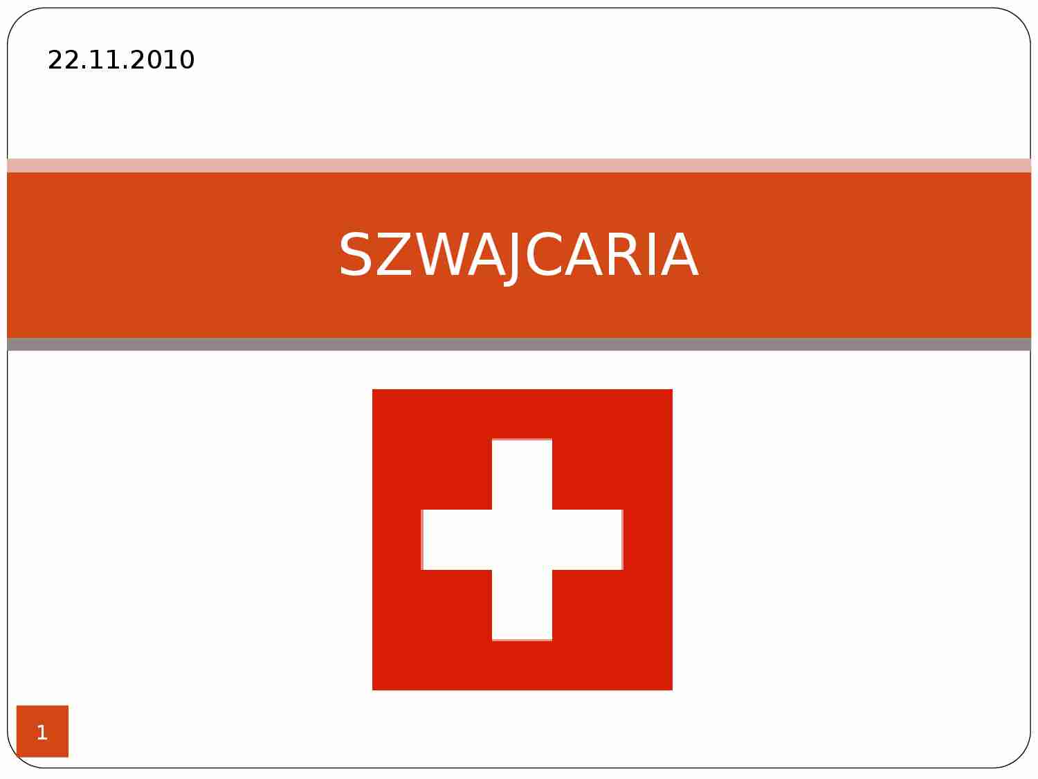 Szwajcaria-prezentacja - strona 1