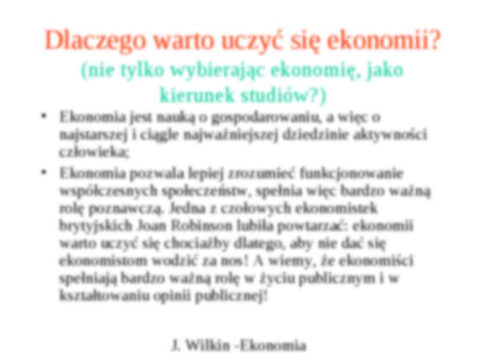 Wprowadzenie do ekonomii-prezeatacja - strona 3