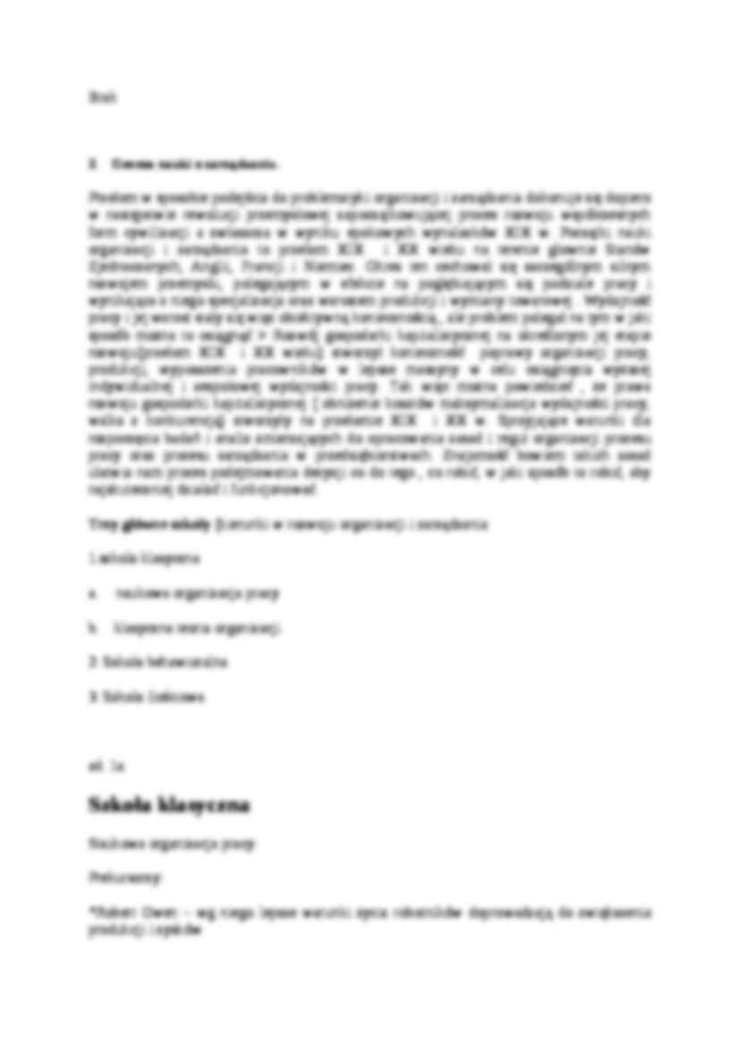 Podstawy organizacji i zarządzania - wykłady - strona 2