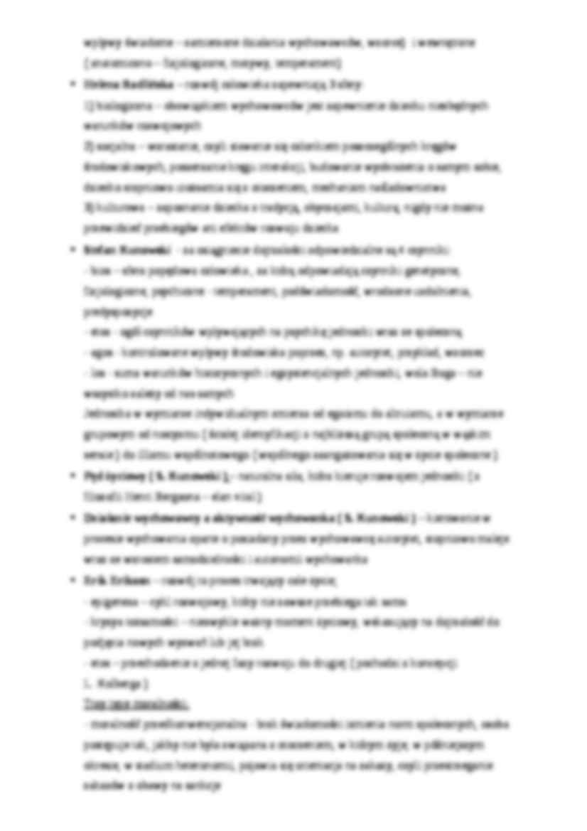 Konspekt-Socjologia wychowania wybrane elementy - strona 2