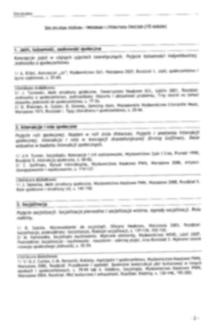 Socjologia-sylabus - strona 2