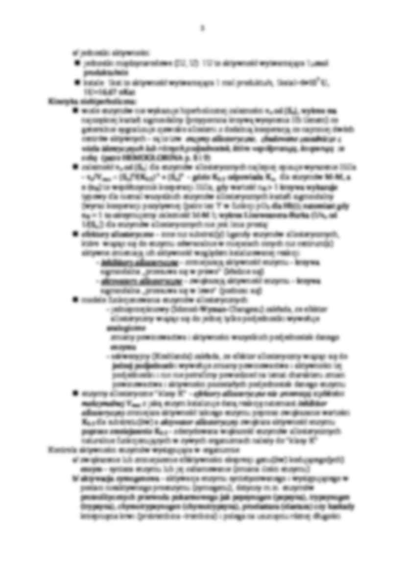 Kinetyka reakcji enzymatycznych-opracowanie - strona 2