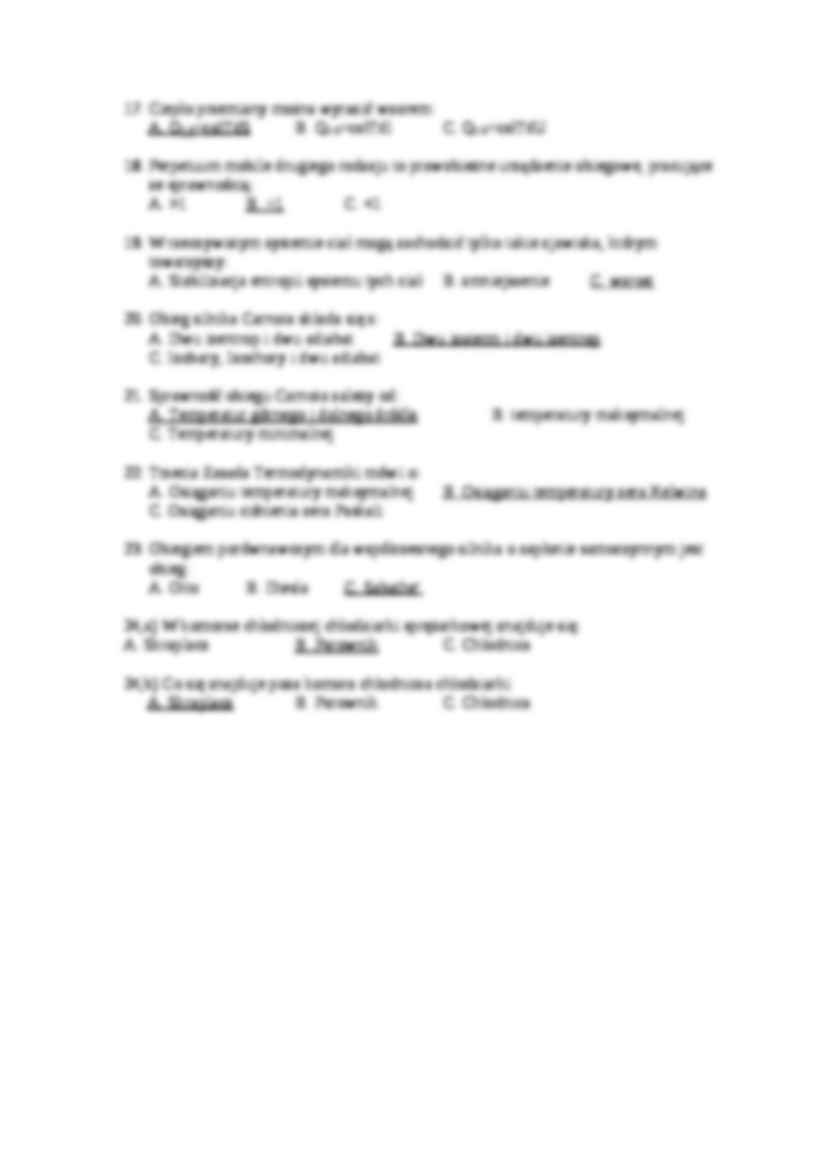 Termodynamika - test  - strona 2